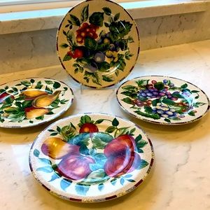 Sakura Sonoma Excell - Set of 2 Salad Plates 8" Round in new condition no chips.